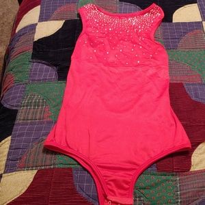 Red Bodysuit♨️♨️& Bling Studs
